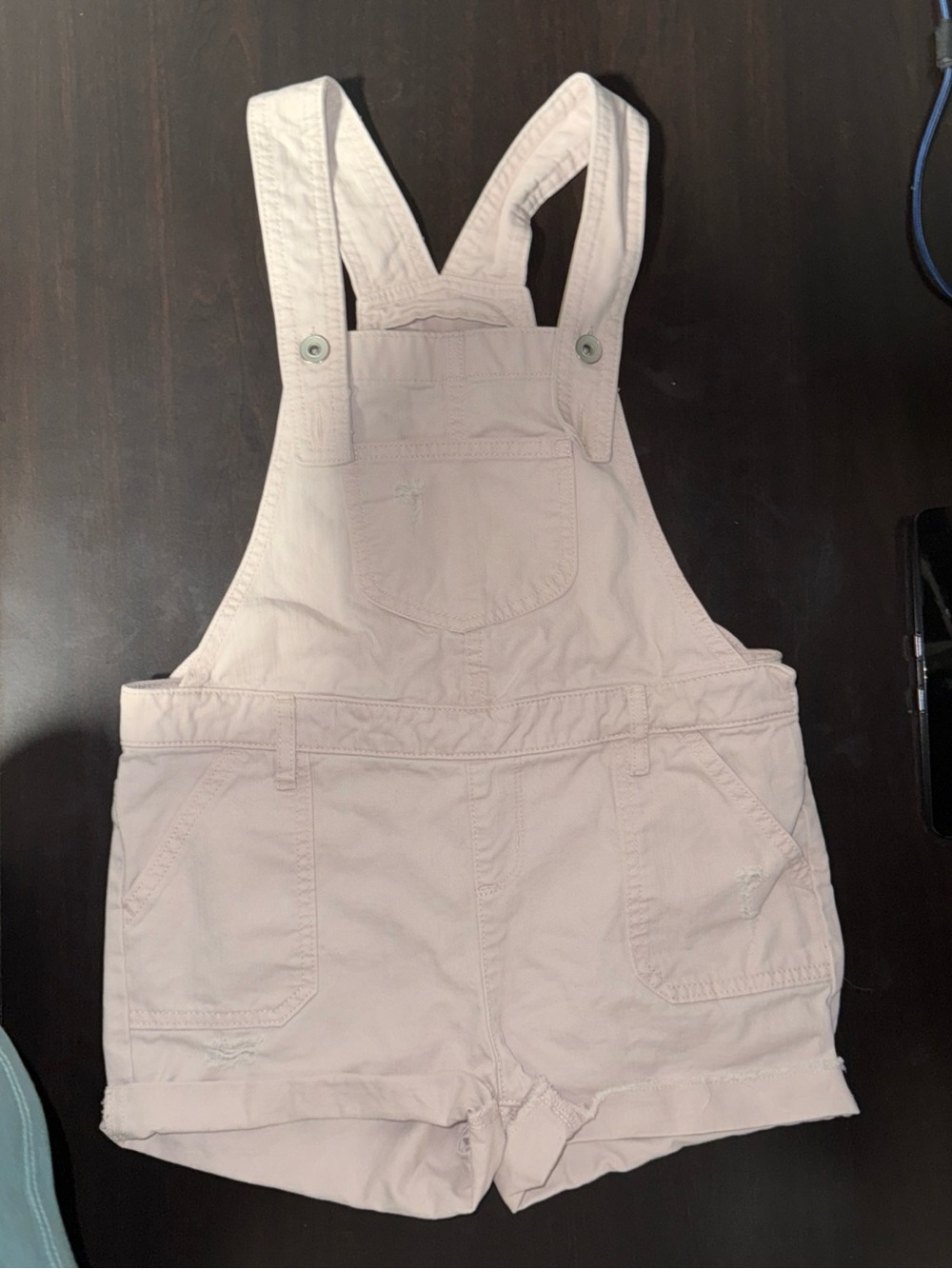 The Children's Place Light Pink Girls' Short Overalls